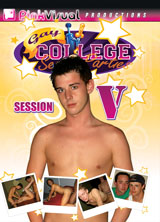Gay College Sex Parties Session 5 porn dvd cover