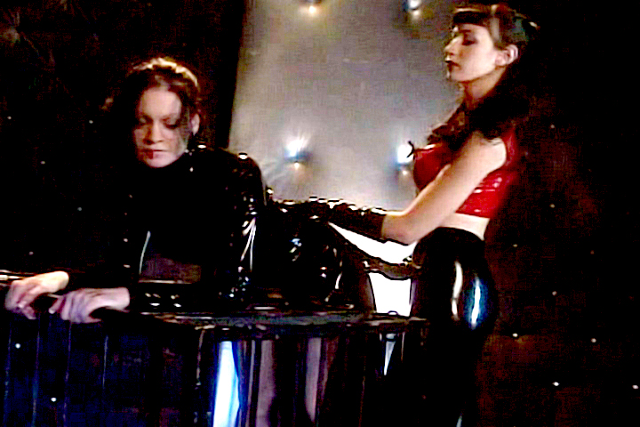 Caged Slave Gets Spanked